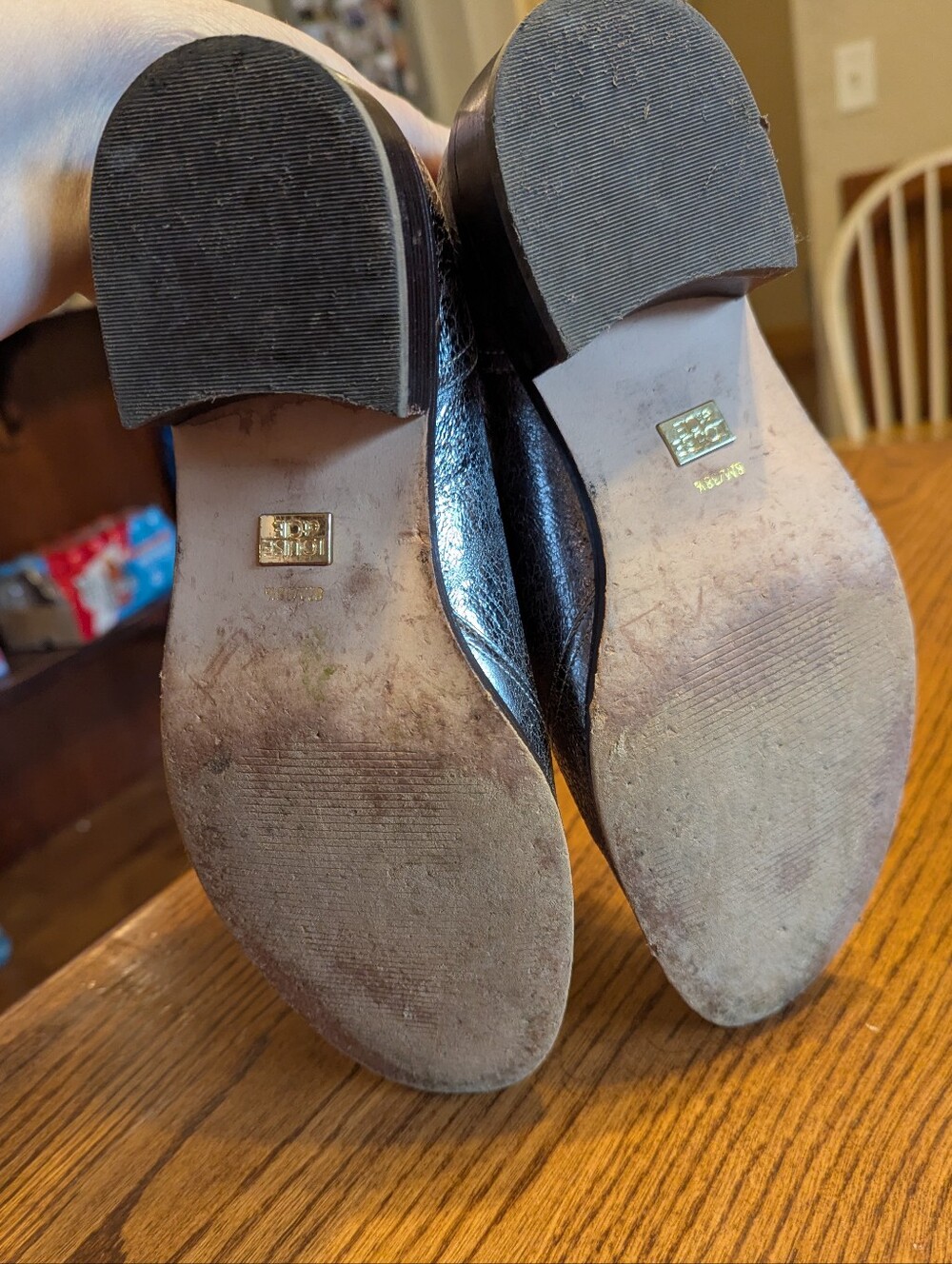 Louise Et Cie Metallic Silver Lo-fadi Zip-Front Shoes - Picture 4 of 8